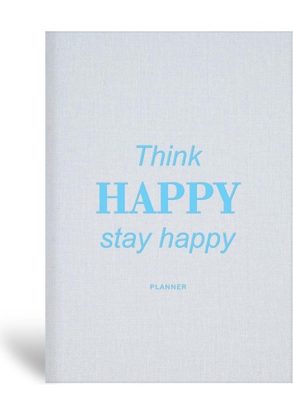 15X21 Süresiz Planlayıcı Ajanda Defter Mavi