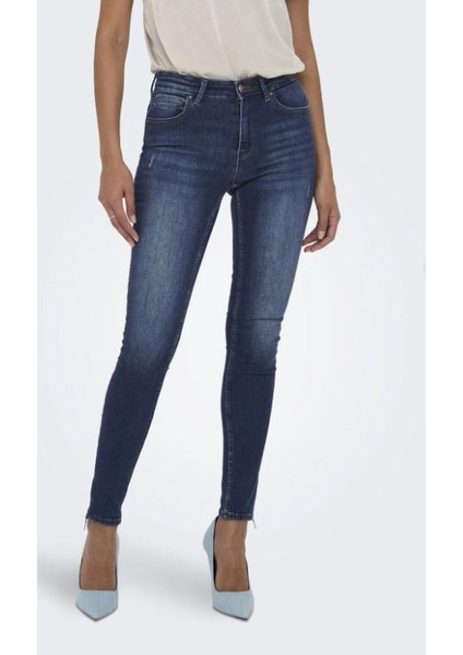 Kadın Onlkendell Lıfe Reg Sk Ankle Jean, Koyu Mavi Denim, 27/32