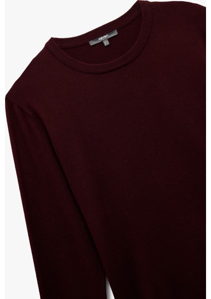 Uzun Kollu Bisiklet Yaka Basic Triko Kazak indirimleri