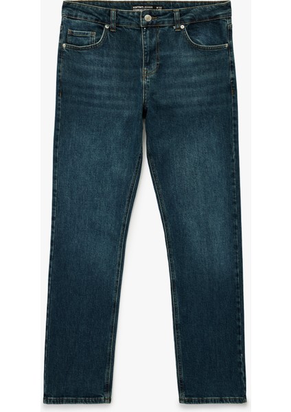 Pamuklu Normal Bel Straight Fit Jean Pantolon - Mark Jean