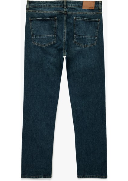 Pamuklu Normal Bel Straight Fit Jean Pantolon - Mark Jean fiyatları