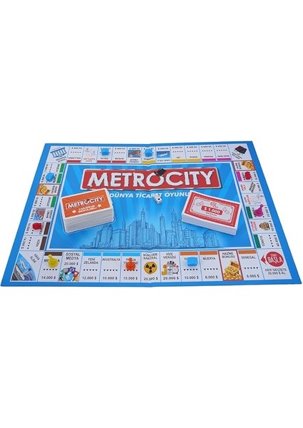Metrocity Dünya Şehirleri Strateji ve Emlak Ticaret Kutu Oyunu