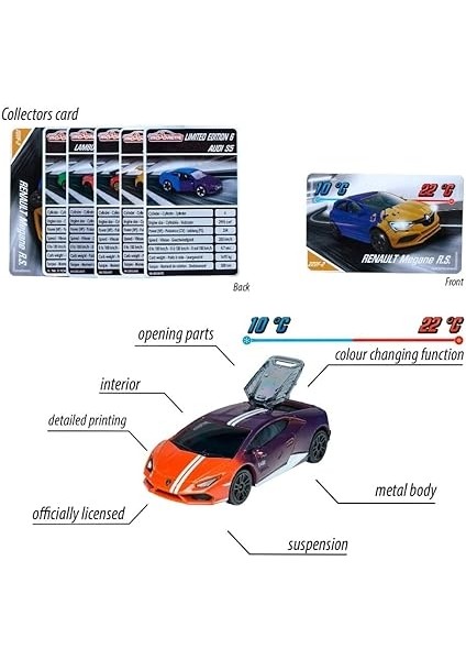 Color Changers Premium Arabalar 209H-5 Porsche 911 Gt3 Rs indirimleri