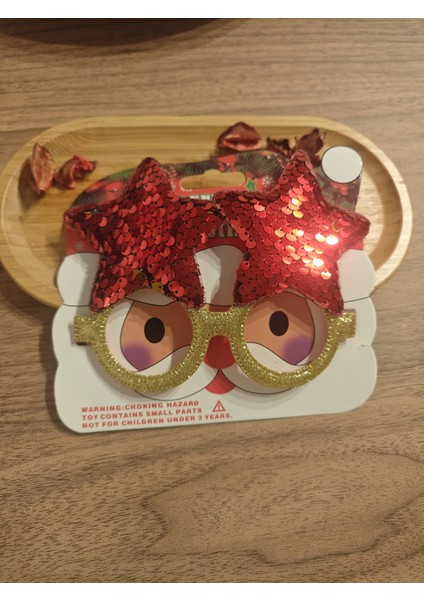 Yılbaşı Yıldızlı Gözlük