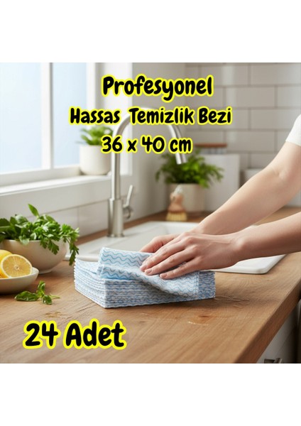 Softtex Profesyonel Süper Emici Hassas Büyük Boy 36X40CM Temizlik Bezi 24'lü fiyatları