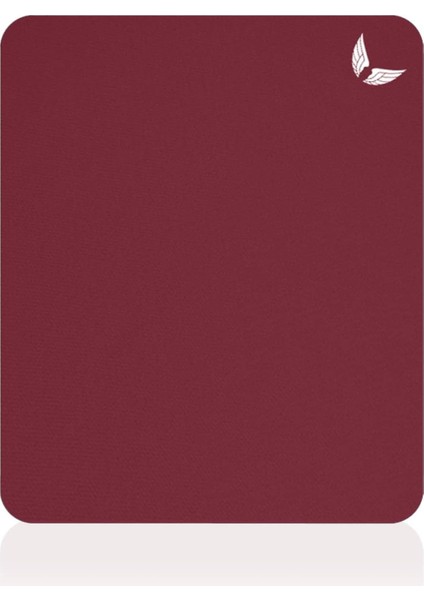 Mini Mouse Pad 22X18 Cm, Küçük Boy - Small Ofis Tipi Kaymaz Taban Mouse Ped, Fare Altlığı, Düz Masa Klavye Altı Mousepad (Bordo)