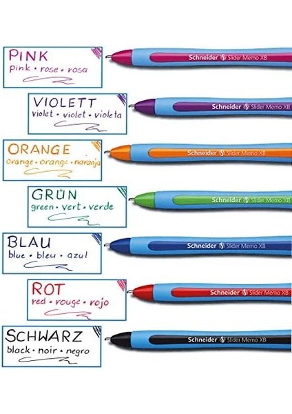 Slider Memo Xb Tükenmez (Kapaklı, Çizgi Kalınlığı: Xb) Mavi fiyatları