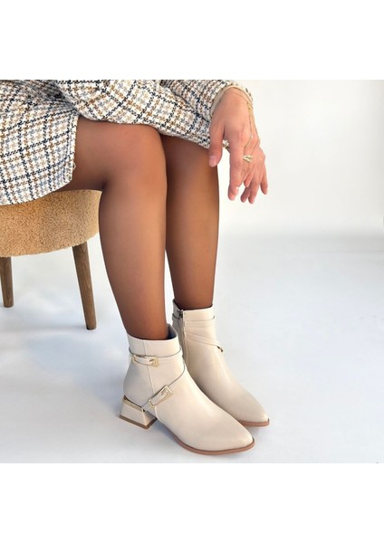 Inay Bej Cilt Topuklu Bot fırsatları