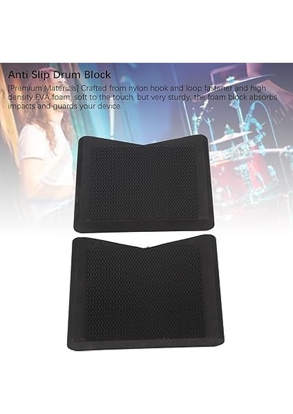 Klavye Pedalı Bloğu Güvenli Slayt Önleme Pedal Bloğu Premium Malzemeler Elektronik Kick Için Yumuşak Eva Köpük [2 Pc] fırsatları