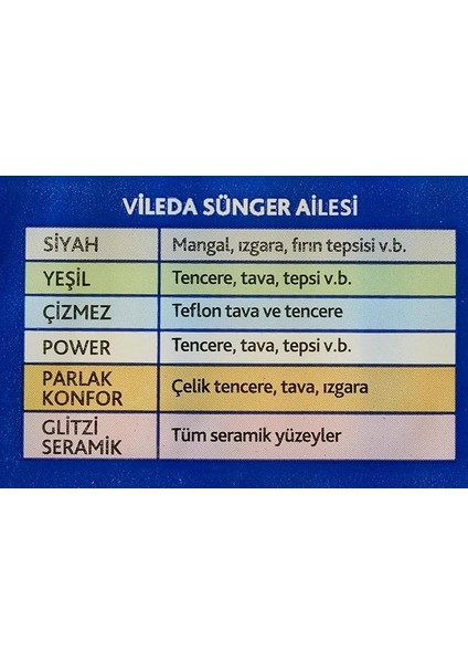 161919 Düz Hijyenik Bulaşık Süngeri, 8+2'li Promosyon Paket, Yeşil fırsatları