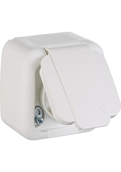 Topraklı Kapaklı Beyaz Priz modelleri