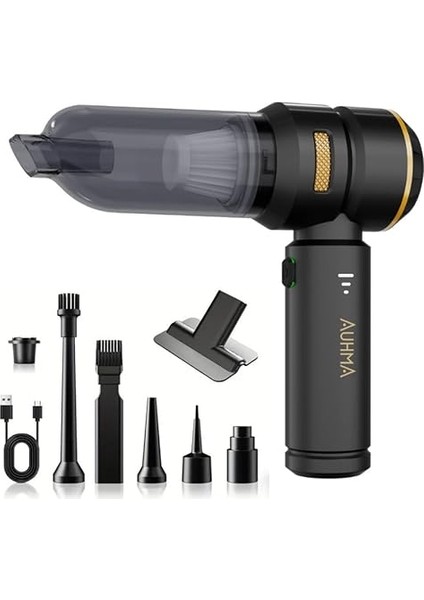 Içi Şarjlı Süpürge, Çok Amaçlı Süpürge, 15000 Pa Yüksek Emiş Gücü, 7 Farklı Kullanılabilir Başlık, 2000 Mah Batarya, 3 Kademeli Güç Modu, Yüksek Çekiş ve Üfleme, Vakumlu Araç Içi Süpürge fiyatları