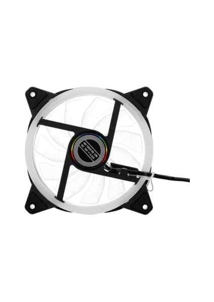 12025 Se 12M Kristal Çerçeve Oyuncu Kasa Fanı 120MM (Rgb/argb Uyumlu)