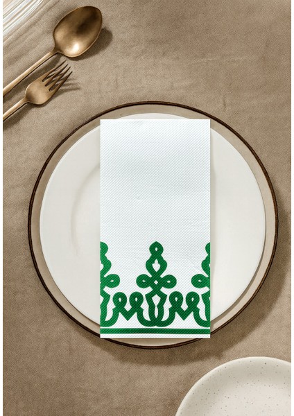 Nora Koyu Yeşil 50'li Kutusuz Kağıt Airsoft Peçete