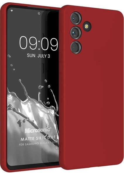 Silicone Galaxy A55 Için Kılıf Kırmızı [galaxy A55 ile Uyumlu Kılıf - Kırmızı]