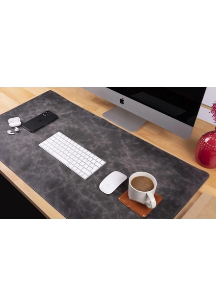 Deri Masa Matı 91*48CM VS4EF Gri indirimleri