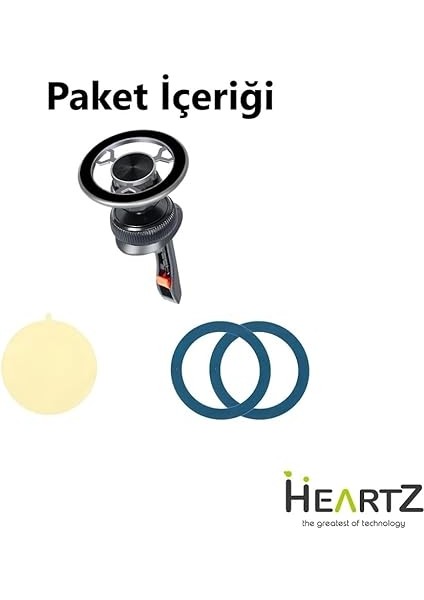 Kancalı Araç Telefon Tutucusu (Magsafe Ile Uyumlu Magnetic Kancalı Araç Telefon Tutucu 041) modelleri