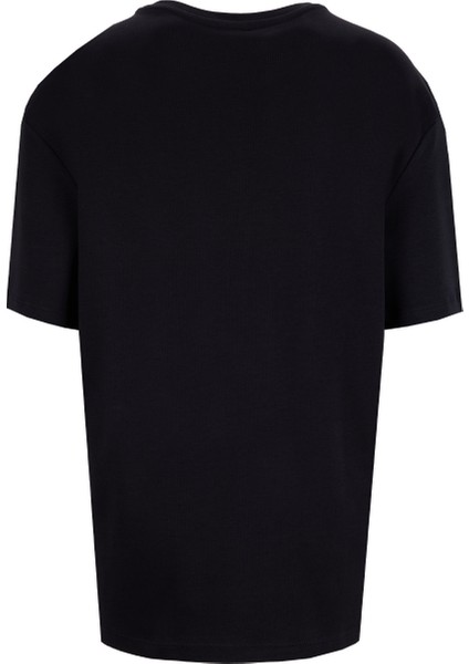 Bisiklet Yaka Baskılı Siyah Kadın T-Shirt F5WL-TST0383 modelleri