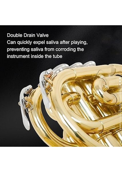 Bb Düz Pirinç Trompet, 7c Ağızlık, Temizlik Bezi, Eldiven, Kayış, Sert Kasa, Yeni Başlayanlar, Öğrenciler ve Profesyoneller Için Kompakt Trompet indirimleri