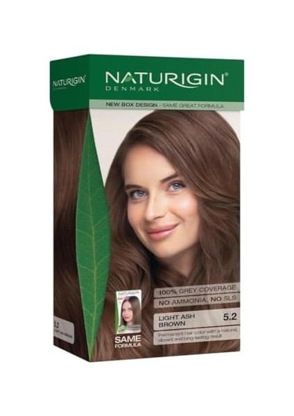 Naturigin Organik Içerikli Saç Boyası 5.2 Açık Küllü Kumral fiyatları
