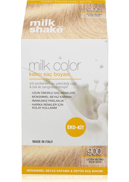 Milk Shake Milk Color Eko Kit Saç Boyası 900 (0.5 G)