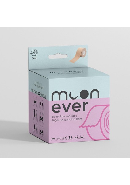 Moonever Göğüs Toparlayıcı Bant | Ultra Ince | Ten Renginde, Nefes Alabilir ve Yapışkanlı Yapısıyla – Her Kombine Uyum Sağlayan Görünmez Konfor modelleri