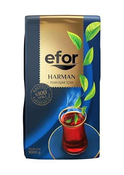 Efor Harman Yumuşak Içim Dökme Çay 1000 G