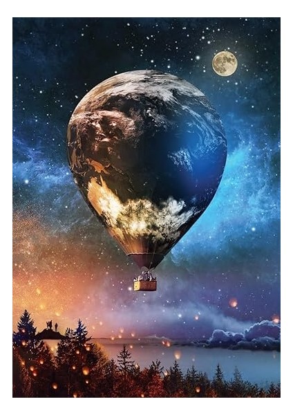 Puzzle Ay'a Yolculuk 1000 Parça Neon Puzzle fiyatları