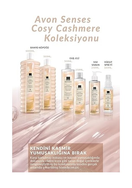 Cosy Cashmere Manolya Sandal Kokulu Banyo Köpüğü 1lt. modelleri