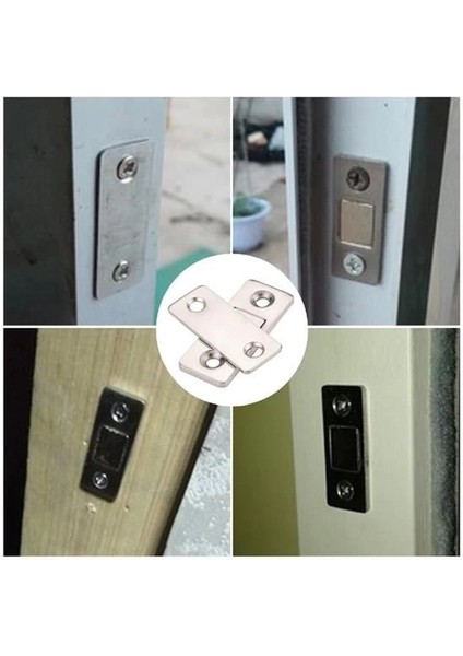 ® 2 Çift Çok Amaçlı Kapı Kapak Dolap Çekmece Mobilya Durdurucu Kapatıcı Mıknatıslar modelleri