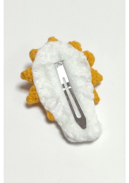 El Yapımı Güneş Işlemeli Örgülü Çıtçıtlı Toka