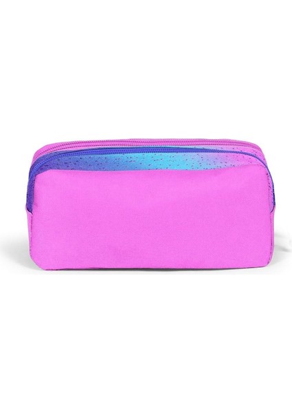 High Iki Bölmeli Kız Çocuk Pembe Yeşil Kaplumbağa Kalem Çantası Kalemlik modelleri