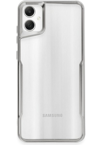 Samsung Galaxy A05 Kılıf Boyi Silikon Kapak - GÜMÜŞ-(5796) - N611J815-M64611