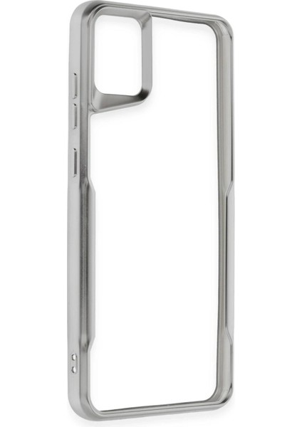 Samsung Galaxy A05 Kılıf Boyi Silikon Kapak - GÜMÜŞ-(5796) - N611J815-M64611 fiyatları