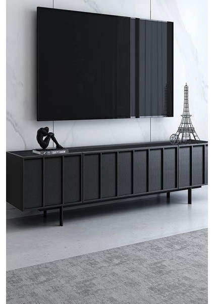 Siyah Yapışkanlı Kaplama Folyosu 122 cm x 2 mt