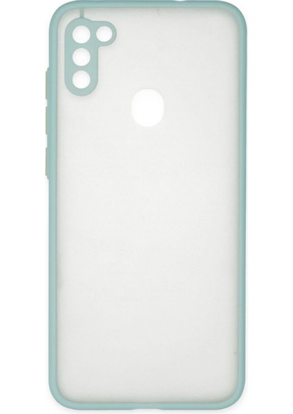 Samsung Galaxy A11 Kılıf Montreal Silikon Kapak - Turkuaz