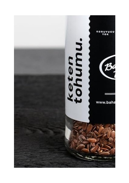 Baharat Dükkanı Keten Tohumu 65GR (Cam)