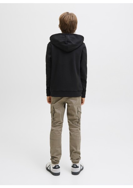 Baskılı Erkek Çocuk Siyah Sweatshırt 12279610 fırsatları