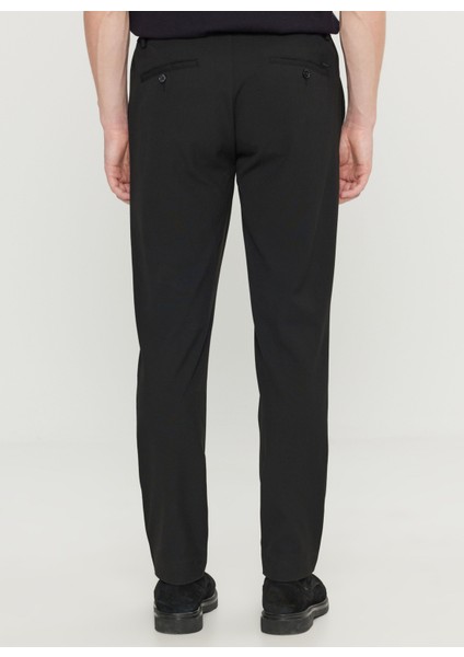 Bağlamalı Bel Normal Paça Jogger Siyah Erkek Pantolon ACE001261525_SYH fırsatları