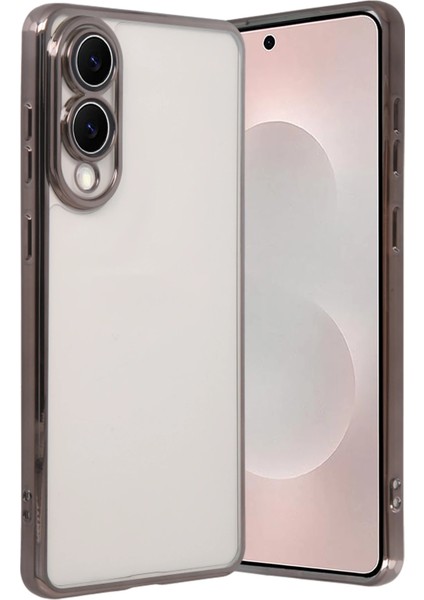 Rdbydn Newface Samsung Galaxy S25 Edge Razer Lensli Silikon - Titan Gri