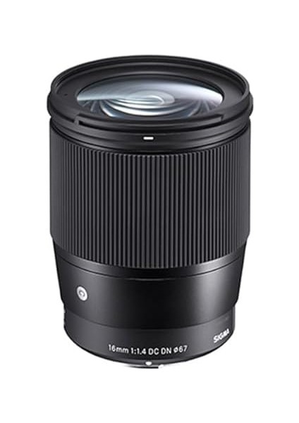 402965 16MM F1,4 Dc Dn Objektif, Filtre Çapı: 67 Mm, Siyah modelleri