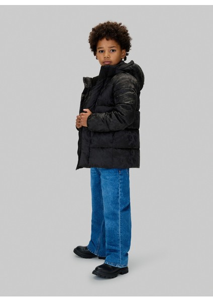 Siyah Erkek Çocuk Şişme Mont IB0IB02570BEH fiyatları