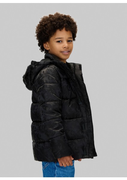 Siyah Erkek Çocuk Şişme Mont IB0IB02570BEH fırsatları