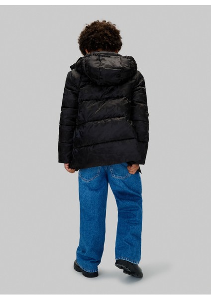 Siyah Erkek Çocuk Şişme Mont IB0IB02570BEH indirimleri