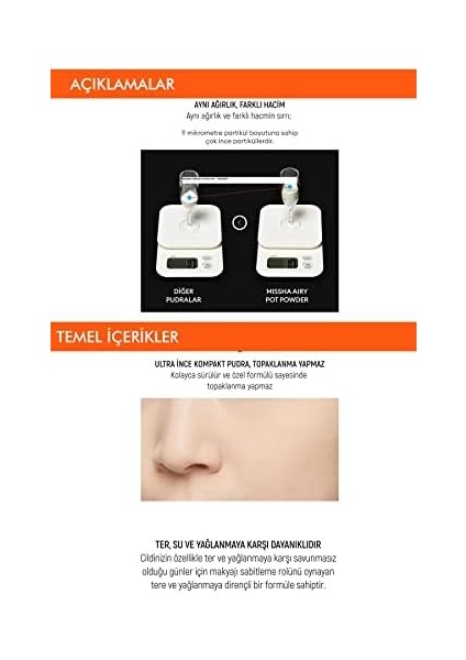 Mıssha Kızarık Görünümü Azaltarak Makyajı Sabitleyen Ultra Hafif Pudra Airy Pot Pressed Powder (Mint) fiyatları