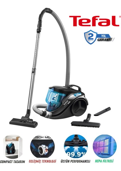 Hepa Filtreli Compact Power Toz Torbasız Süpürge - Performans ve Tasarımda Sınıfının Zirvesinde