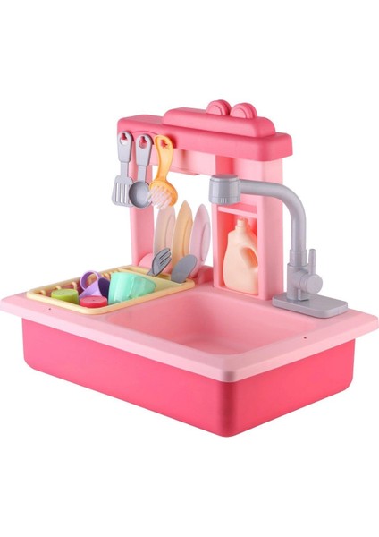 Pilli Interaktif Lavabo Seti Pembe fiyatları