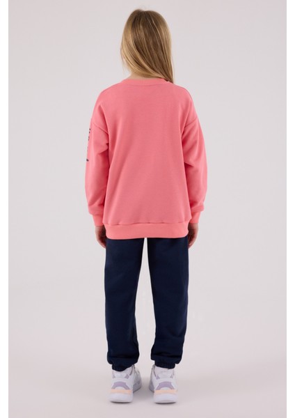 Kız Çocuk Neon Pembe Eşofman Takımı – Uspa 1890 Baskılı Pamuklu Günlük Spor Model indirimleri