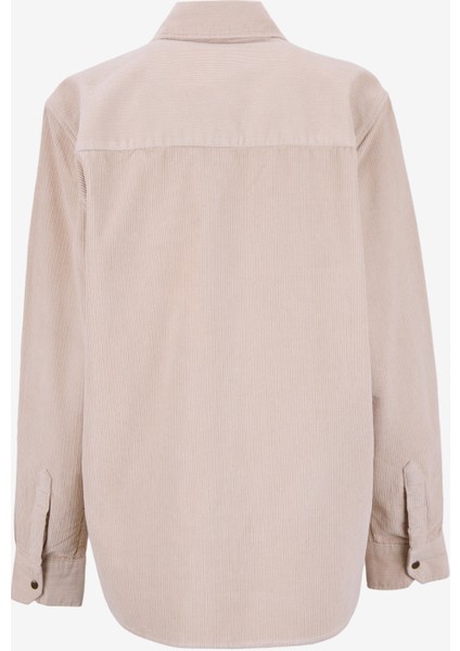 Relaxed Gömlek Yaka Düz Ekru Erkek Gömlek J5WM-GML7658 fiyatları