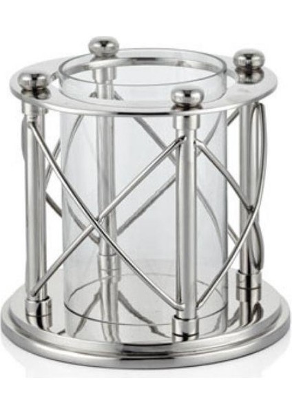 La Medore Rhombus Nıckel Small Hurrıcane L 7,5x1 7 cm